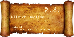 Ullrich Adelina névjegykártya